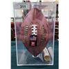 Image 1 : H.O.F.(HALL OF FAME) FRANCO HARRIS (PITTSBURG STEALERS) SIGNED FOOTBALL W/C.O.A.