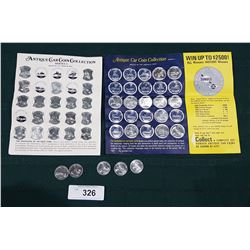 SUNOCO ANTIQUE CAR COIN COLLECTION