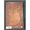 Image 1 : NATIVE CARVED WALL PLAQUE