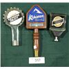 Image 1 : 3 VINTAGE BEER TAP HANDLES