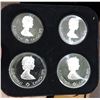 Image 2 : 1976 MONTREAL OLYMPICS STERLING SILVER CANADIAN COIN PROOF SET