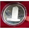 Image 2 : CHINA 1912-82 SILVER PROOF COIN IN ORIGINAL VELVET CASE