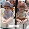 Image 1 : TWO ANTIQUE GERMAN PORCELAIN FIGURINES OF CHILDREN
