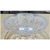 Image 1 : PINWHEEL CRYSTAL PEDESTAL CAKE PLATE