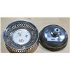 Image 2 : VINTAGE AUSTRIAN SILVER PLATE AND PORCELAIN BUN WARMER