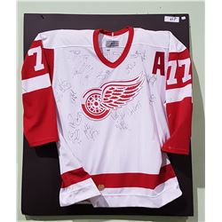 SIGNED PAUL COFFEE DETROIT REDWINGS JERSEY