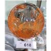 Image 1 : LARGE ART GLASS PAPER WEIGHT