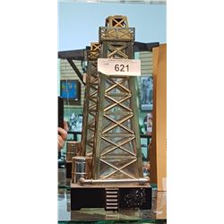 VINTAGE OIL DERRICK MUSICAL DECANTER