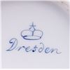 Image 2 : DRESDEN HAND PAINTED VASE 5"