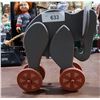 Image 1 : VINTAE WOOD ELEPHANT TOY
