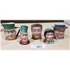 Image 1 : THREE BESWICK CHARACTER JUGS & BESWICK SALT & PEPPER SHAKERS