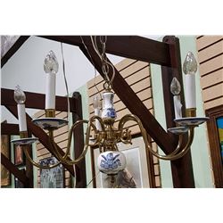 VINTAGE DELFT CHANDELIER