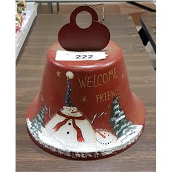 HAND PAINTED CHRISTMAS BELL