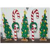 Image 1 : FIVE VINTAGE SNOOPY CARDBOARD CHRISTMAS DECORATIONS