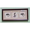 Image 1 : FRAMED ASIAN WATERCOLOUR OF KITTENS SIGNED
