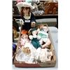Image 1 : FIVE COLLECTIBLE PORCELAIN DOLLS