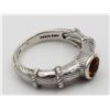 Image 4 : JUDITH RIPKA STERLING SILVER RING WITH CITRINE STONE