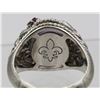 Image 4 : JUDITH RIPKA STERLING SILVER RING WITH PALE LAVENDAR STONE