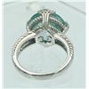 Image 3 : JUDITH RIPKE STERLING SILVER RING WITH TEAL STONE