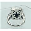 Image 3 : JUDITH RIPKA STERLING SILVER RING WITH BLACK STONE