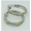 Image 3 : JUDITH RIPKA STERLING SILVER EARRINGS GROUP -  5 PAIRS