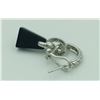 Image 9 : JUDITH RIPKA STERLING SILVER EARRINGS GROUP -  5 PAIRS
