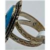 Image 2 : BEAUTIFUL CAROLYN POLLACK TURQUOISE STERLING SILVER RING