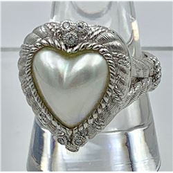 JUDITH RIPKA STERLING SILVER RING