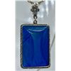 Image 2 : GORGEOUS VINTAGE STERLING SILVER BUTTERFLY WING PENDANT