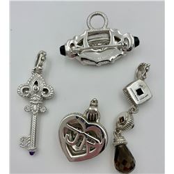 JUDITH RIPKA STERLING SILVER PENDANT LOT