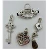 Image 1 : JUDITH RIPKA STERLING SILVER PENDANT LOT