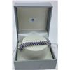 Image 1 : STERLING SILVER TANZANITE BRACELET WITH CERTIFICATE