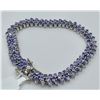 Image 3 : STERLING SILVER TANZANITE BRACELET WITH CERTIFICATE
