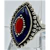 Image 1 : CAROLYN POLLACK LAPIS STERLING SILVER SOUTHWEST RING