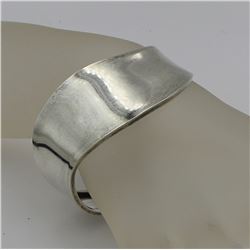 TAXCO MIDCENTURY MEXICO STERLING SILVER .925 BRACELET CUFF