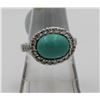 Image 1 : STUNNING ESPO JOSEPH ESPOSITA TURQUOISE CZ STERLING SILVER RING