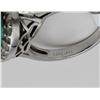 Image 4 : STUNNING ESPO JOSEPH ESPOSITA TURQUOISE CZ STERLING SILVER RING
