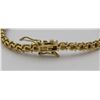 Image 2 : 3 GOLD-TONED STERLING SILVER BRACELETS WITH CZS