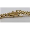 Image 3 : 3 GOLD-TONED STERLING SILVER BRACELETS WITH CZS