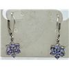 Image 3 : BEAUTIFUL TANZANITE AND STERLING SILVER SET