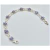 Image 4 : BEAUTIFUL TANZANITE AND STERLING SILVER SET