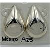 Image 2 : 2 PAIRS OF MEXICO SILVER EARRINGS