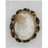 Image 4 : UNUSUAL SCENIC SHELL CAMEO, VILLAGE SCENE