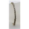 Image 2 : GOLD-TONE STERLING SILVER DIAMOND BRACELET