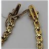 Image 3 : GOLD-TONE STERLING SILVER DIAMOND BRACELET