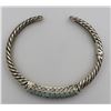 Image 2 : STERLING SILVER AND STAINLESS STEEL HINGE CUFF BRACELET