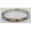 Image 2 : LOT OF 3 STERLING SILVER BANGLE BRACELETS