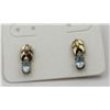 Image 4 : (3) RHINESTONE AND STERLING SILVER EARRINGS