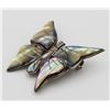 Image 1 : VINTAGE "SJB" MEXICO STERLING & ABALONE BUYTTERFLY PIN