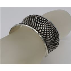 INDO STERLING SILVER CUFF BRACELET